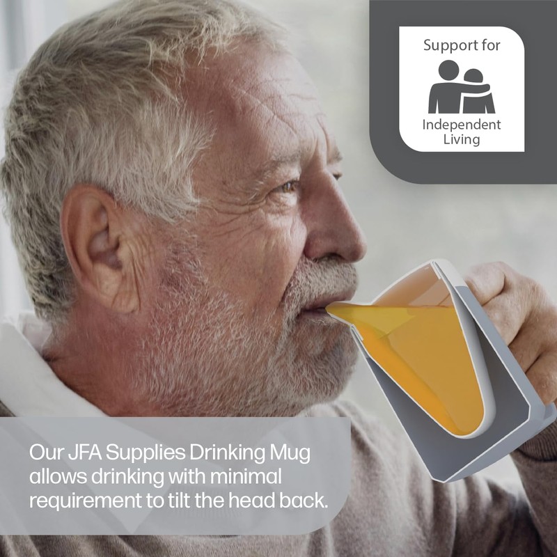 JFA Supplies JFA Supplies 2 Handles 165ml Grey Adult Drinking