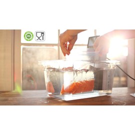 2 Rolls 20 cm x 6 m (Cooking) Vacuum Rolls Film Sealing Machine Sous Vide, BPA-Free and Boil-Proof