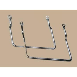 Cavalry Chrome Saddlebag Supports - 08+ Yamaha Raider XV1900 Models