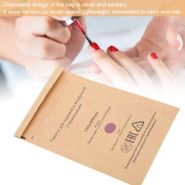 Nail Steriliser Bag 100 Pieces Sterilisation Bag Disposable Nail Bag for Cosmetics and Nail Tools (130 x 200 mm)