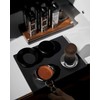 JUELICH 53mm Espresso Tamper with Wooden Handle – Spring-Loaded Coffee