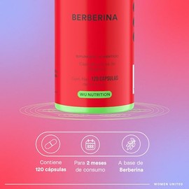 WU Nutrition BERBERINA HCL 1000 mg | 120 Cápsulas (2 Meses) | Suplemento Alimenticio Premium | Berberina Pura | Alta Potencia y Absorción | Berberina 