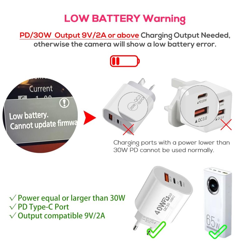 LP-E17 Dummy Battery AC Power Adapter Kit Continuous Power Supply