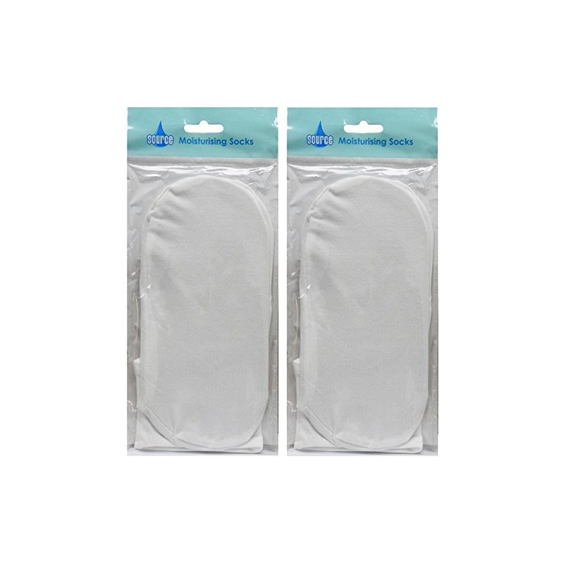 Source Healthcare Cotton Moisturising Cream Retainer Super Soft Overnight Socks,