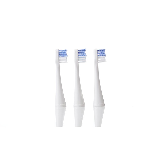 Smileactives Vibrite Sonic Replacement Brush Heads - Firm Tip Bristles for Whitening, Cleansing & Fresh Breath - Set of 3 (Not Compatible w/Wave Version)