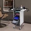 Kathring Salon Trolley Cart, 6 Layer Hair Salon Storage Tool