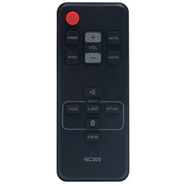 AIDITIYMI NC305 Sub NC304UH New Replacement IR Remote Fit for Magnavox 2.0ch Soundbar MSB2600 MSB2600/F7 Remote