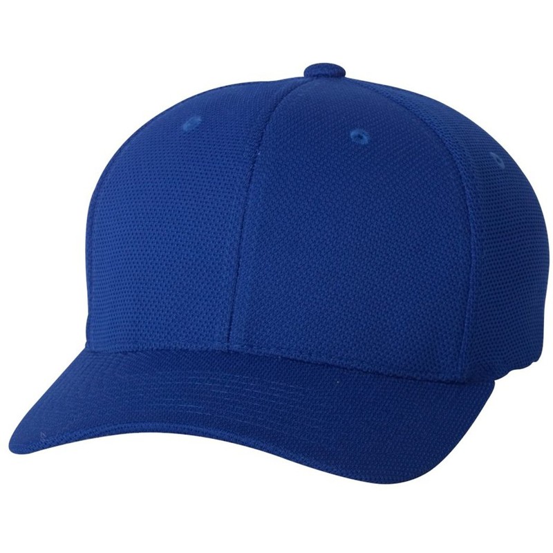 Flexfit 6577CD Adult Cool & Dry Piqu Mesh Cap Royal
