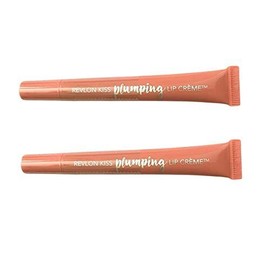 Revlon Kiss Plumping Lip Creme, 500 Cashmere Creme (Pack of 2)