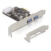 DeLOCK 2 X USB 3.0 PCI Express card - 89243