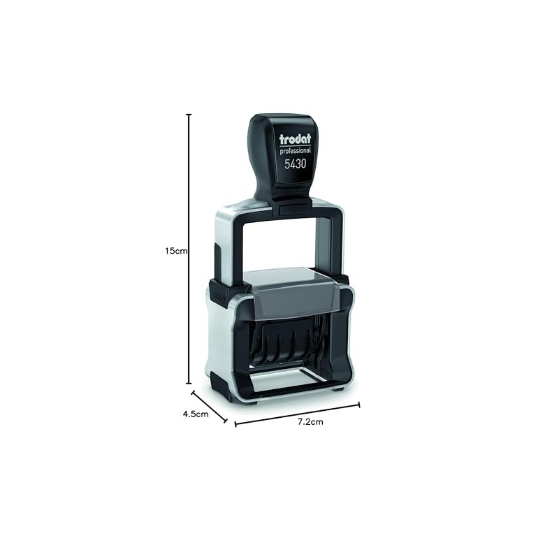 Trodat Trodat Professional Datumsstempel 5430/L, Selbstfärbend, EINGEGANGEN - BEZAHLT -