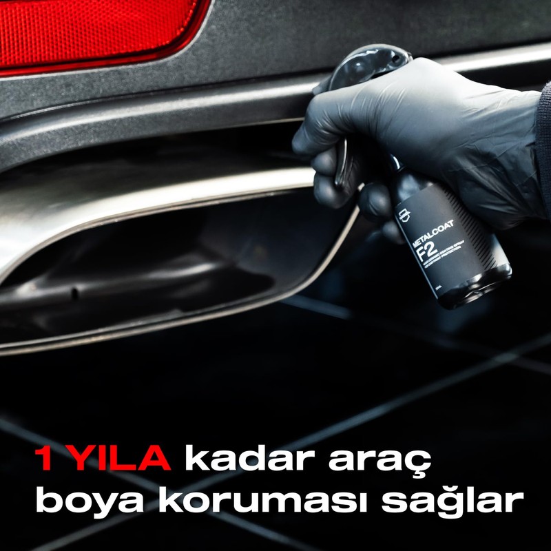 Nasiol MetalCoat F2 Spray Nano Ceramic Coating, Quick Auto Detailing