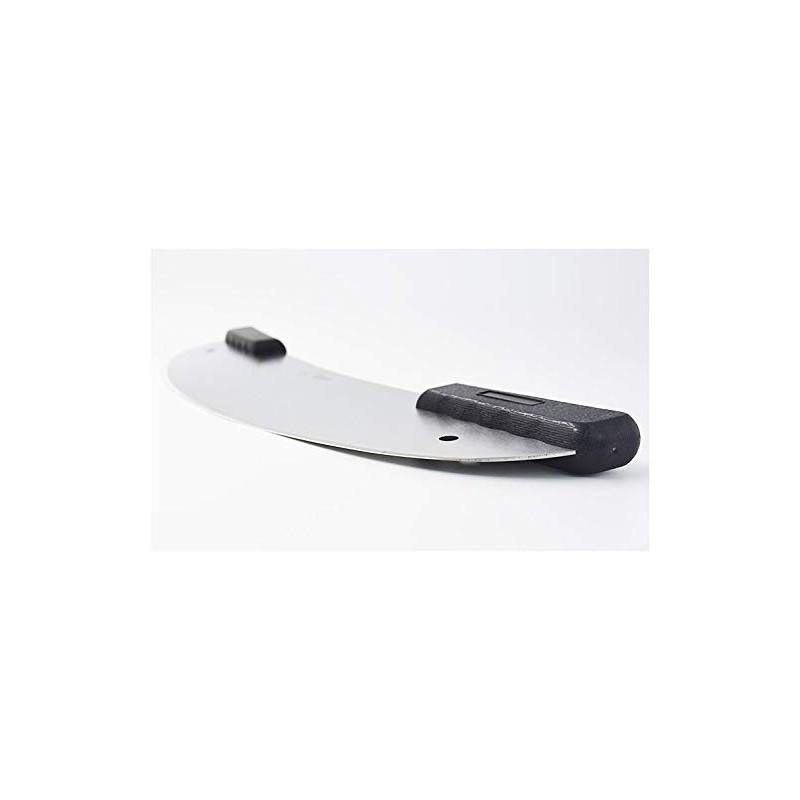 Chef Prosentials 20" Pizza Cutter Rocker, Stainless Steel Semi-circle Sharp