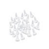 Dielianyi 30 Pcs Silicone Stems replacement for mini figurine fits
