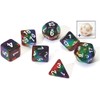 Sirius a Dice Rainbow Translucent Resin Dice Set, Game