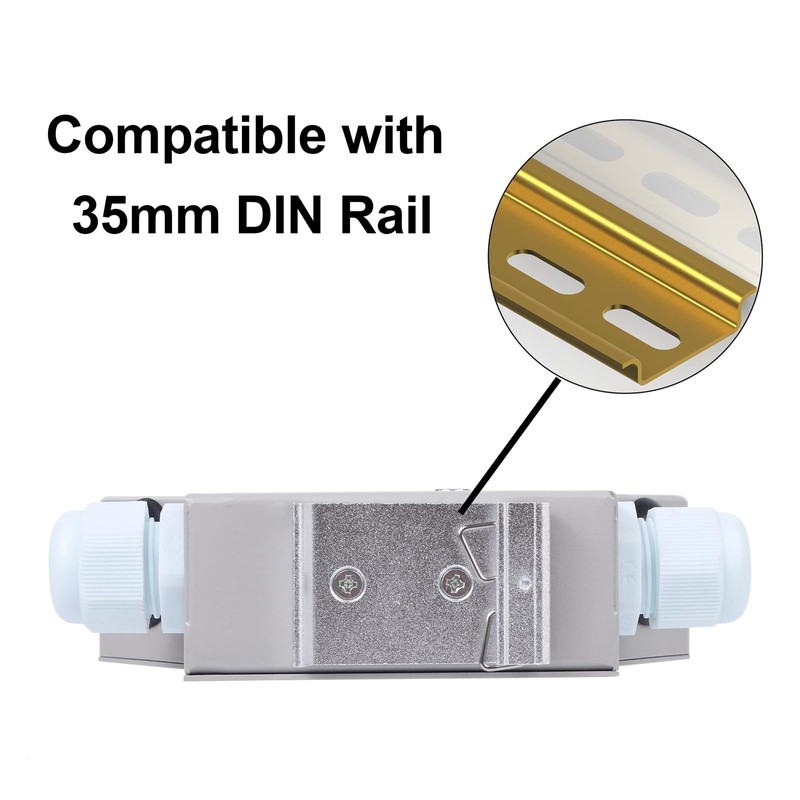 Duogalia LC-OM3 6 Duplex 12 Port DIN Rail Fiber Optic