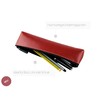 DELMON VARONE Pencil Case with Zip Made of Vegan Eco