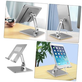 COHEALI 1Pc Laptop Cooling Rack Silver Folding Stand for Optimal Work Angle Space Saving Design for Gaming Video Watching and Typing Compatible with Various Laptop