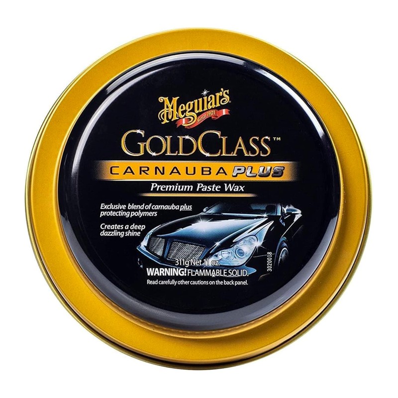 Meguiar's G7014J Gold Class Carnauba Plus Premium Paste Wax, Creates