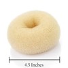 (X-Large, Beige) - Beaute Galleria Hair Donut Bun Maker Ring