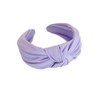 YOEMAYUNER Plain Knotted Headband for Women, Solid Colors, 2.1inch Width,