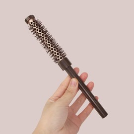 3 Stück Professioneller Föhn & Lockenstyling Kamm, mit weichen Naturborsten, Rundbürste Klein, Haarbürste Rund für Weiche, Rundbürste zum Föhnen, für Männer und Frauen, passend für alle Frisuren