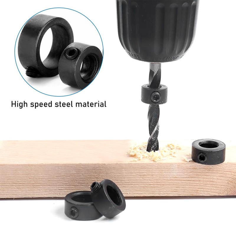 Transparent Drill Dust Cover Set, Six Sided Ear Hole Design,