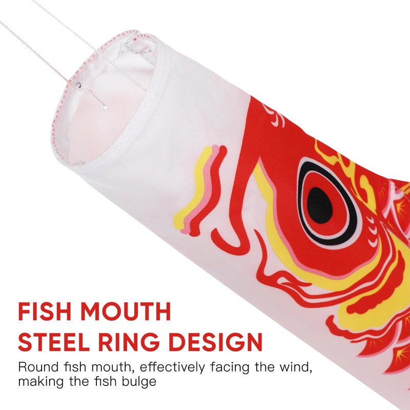 Toddmomy Japanese Carp Windsocks Koinobori Fish Flags Koi Flags Outdoor