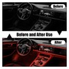 EL Wire Interior Car LED Strip Lights, USB Car Neon