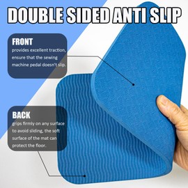 Sewing Machine Pedal Mat, No Slip Mat for Sewing Machine Foot Pedal, Waterproof Easy to Clean, Quilting Supplies Accessories (1pcs)