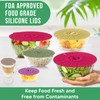 Silicone Lids for Food Storage - 5 Pack - 5