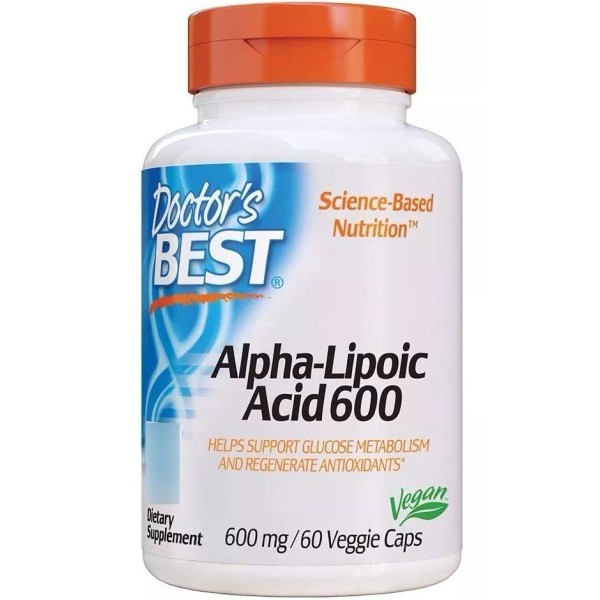 Doctor's Best Acido Alfa Lipoico 60 Cápsulas Eg 2 Meses Eg Aa7