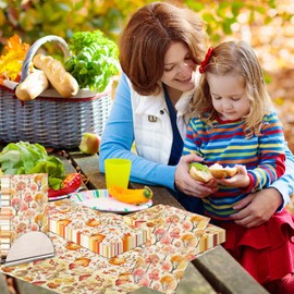 40 PCS Fall Napkins Thanksgiving Paper Napkins Pumpkin Cocktail Napkins Thanksgiving Hand Napkin Paper Towels for Dinner Kitchen Autumn Harvest Wedding, Fall Party Supplies