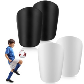 Mini Shin Pads Football, 2 Pairs Small Shin Pads Football Children, 8 x 5 cm Mini Shin Pads for Children Boys Girls