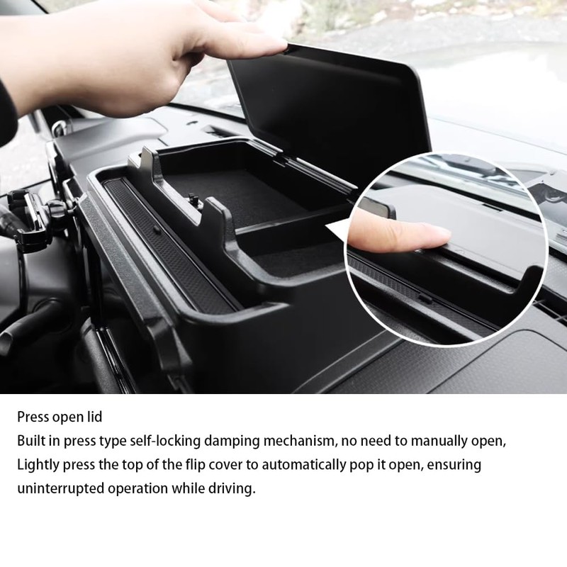 HAGEZA 7 Inch Navigation Screen Storage Box for Suzuki Jimny