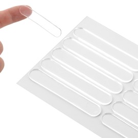 40PCS Rubber Cabinet Door Bumpers, Self Adhesive Clear Cabinet Stoppers Bumper Stripes for Cabinets Door Furniture Bumpers Buffer Silicone Pads Quiet Wall Protector for Doors Drawers Sound Dampening