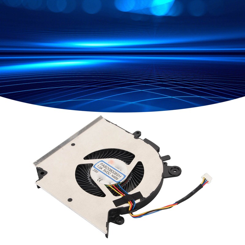 Laptop Cooling Fan Replacement 4 Pin Power Connector Compatible for