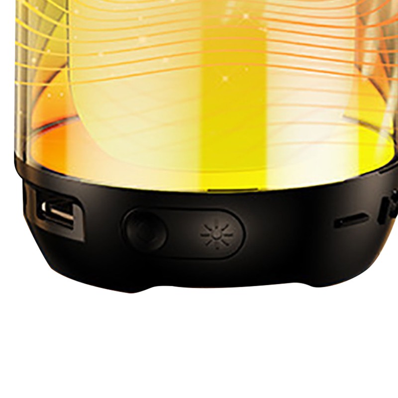 Portable Bluetooth Speaker with Night Light Multifunction LED Dazzling Night