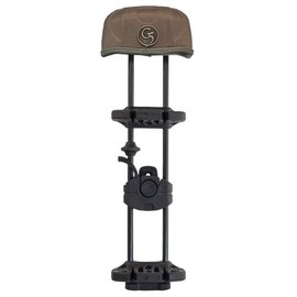 G5 Outdoors Head-Loc Air Quiet Low-Profile 4-Arrow Archery Quiver with Exo-Flex Hood for Bow Hunting and Target Practicing | Head-Loc Rubber Compression Technology, Brown