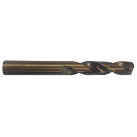 Screw Machine Drill Bit, 3/32", Cobalt Steel, Straw/Bronze