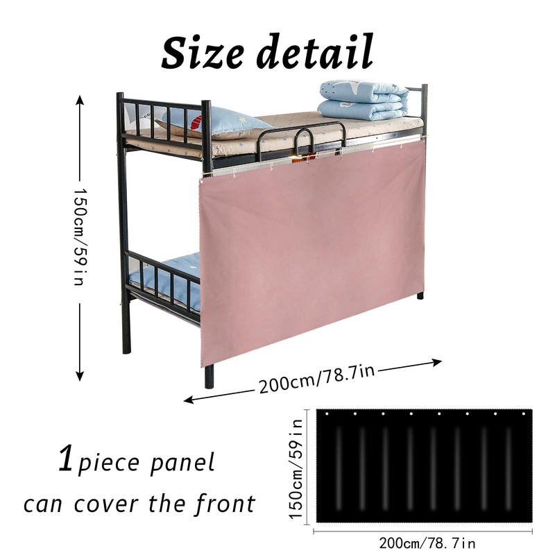 Aisi Bunk Bed Curtains Dorm Room Privacy Canopy Blackout Bunk