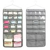 NIMES Hanging Closet Underwear Sock Bra Organizer Dual-Sided Accessories Storage