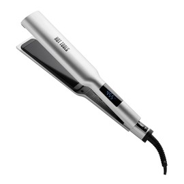 Hot Tools Pro Signature Alaciadora Black Titanium, 1.5 pulgada, Plata