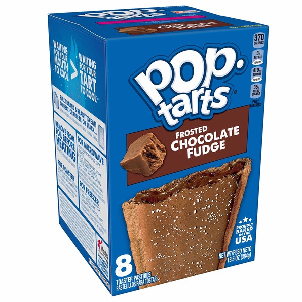 Kellogg's Pop-Tarts Frosted Chocolate Fudge Toaster Pastries, 14.7 Ounce
