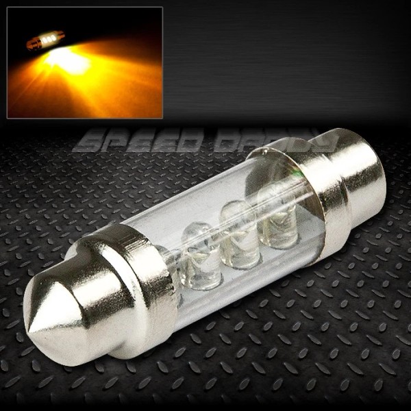 Speed Daddy 39MM AMBER HIGH POWER AUTO INTERIOR DOME 12V