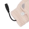 USB Heated Gloves Mitten Men Women Winter Knitted Fingerless Hand