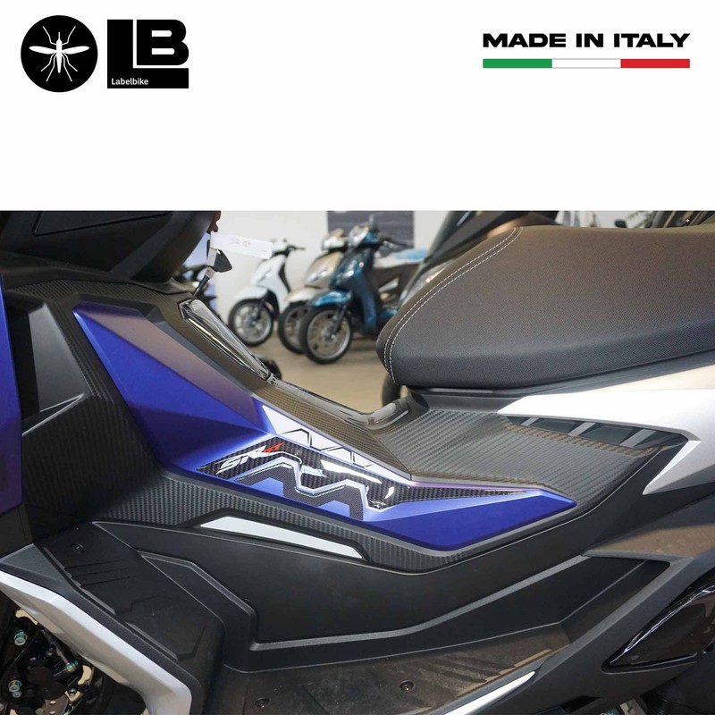 labelbike - 3D Sticker for Side Panels, Scooter, Footpegs, Compatible