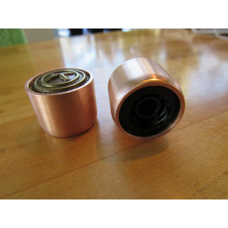 Unbranded Copper Cross rifles volume/tone guitar knobs