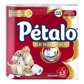 Papel Higienico Pétalo Rendimax 12 Rollos