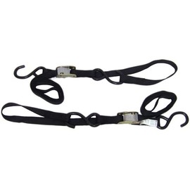 Ancra 49380-11 Black 69" Tiedowns with Integrated Soft hooks